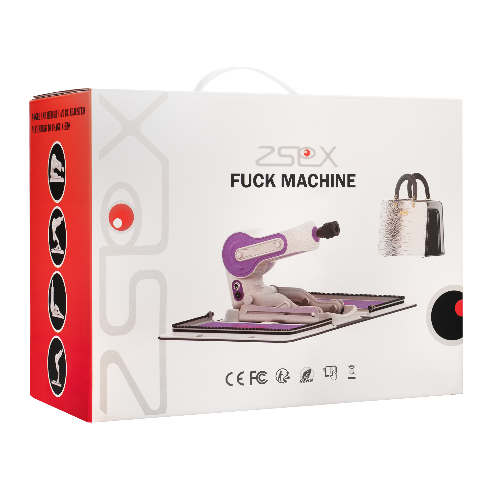 ZSEX - Fuck Machine - Weiße Tasche - Lila Maschine