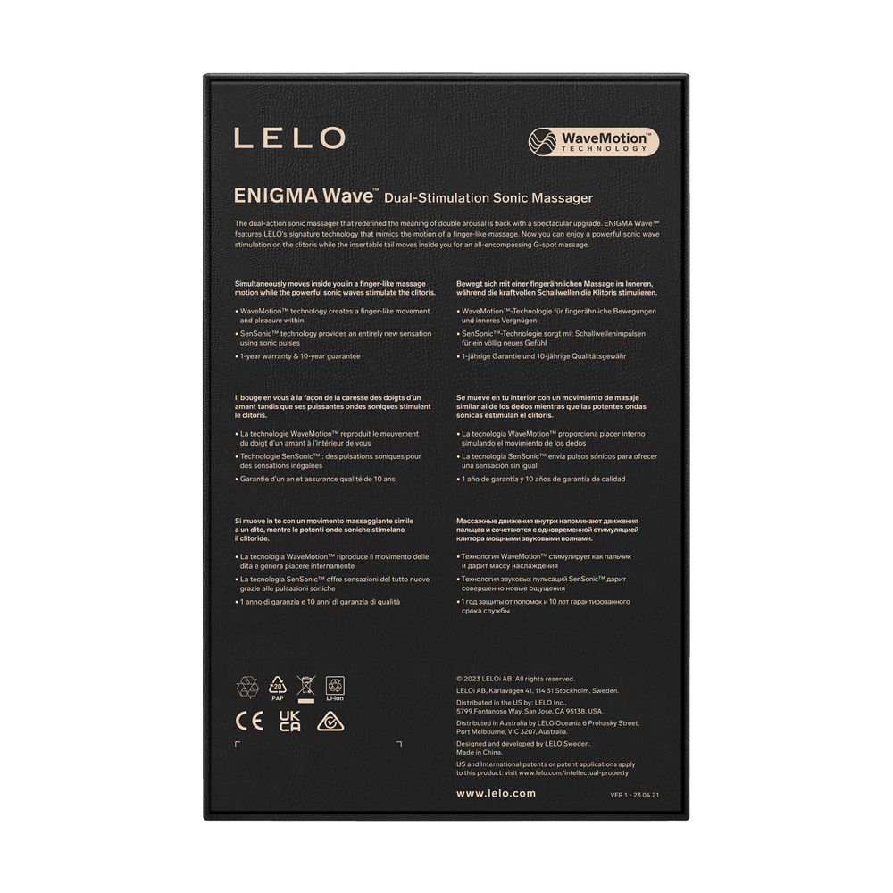 5: LELO - ENIGMA Wave - Schwarz