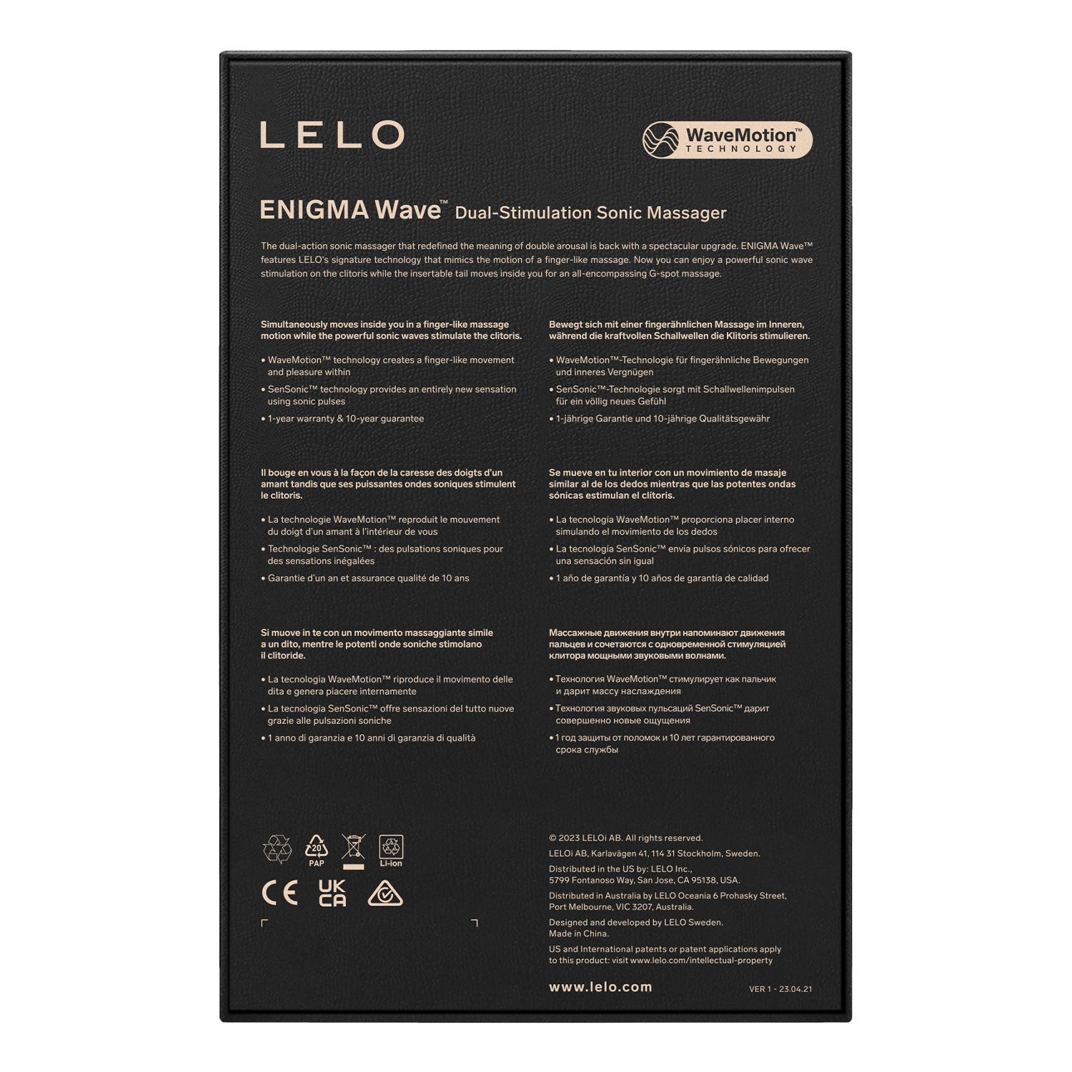 LELO - ENIGMA Wave - Lila