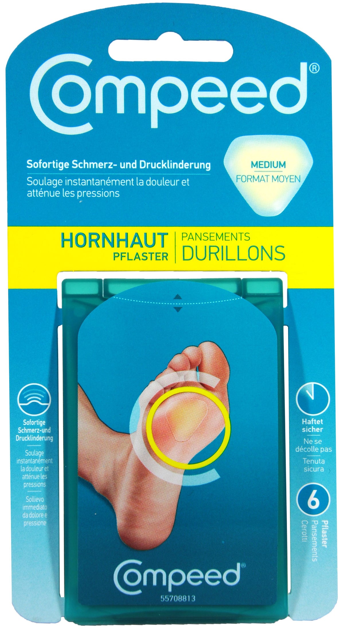 Compeed Hornhautpflaster, 6 er