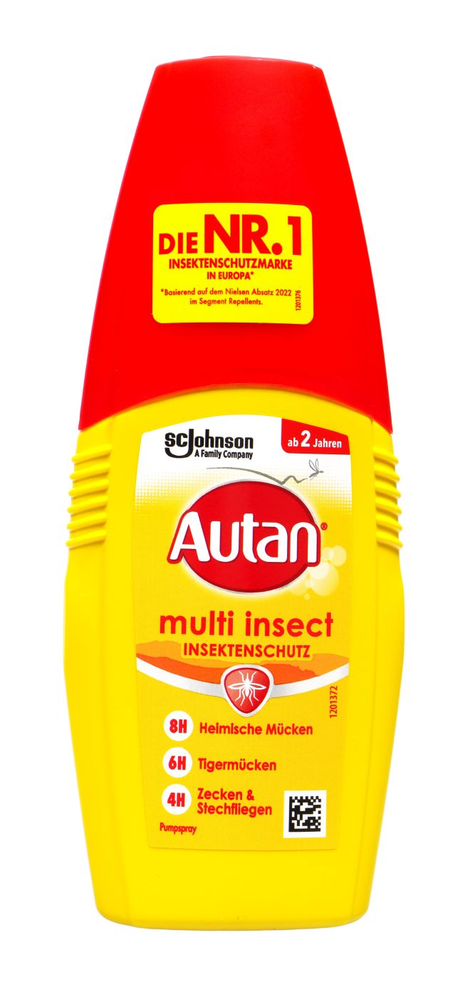 Autan Multi Insect Pumpspray geg. Mücken, Zecken, Stechfliegen, 100 ml
