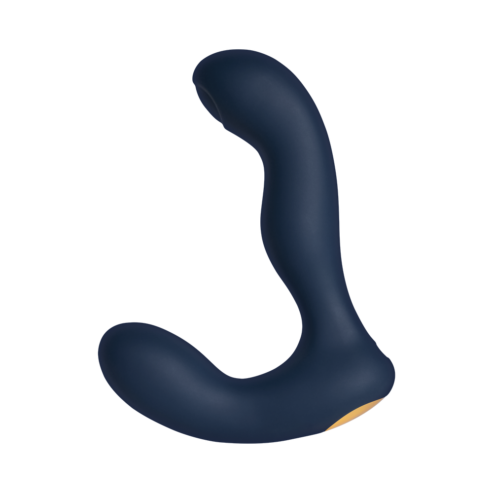 2: SVAKOM - Iker Neo - Interaktiver pulsierender Prostata-Vibrator, App-Steuerung - Marineblau