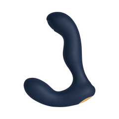 SVAKOM - Iker Neo - Interaktiver pulsierender Prostata-Vibrator, App-Steuerung - Marineblau