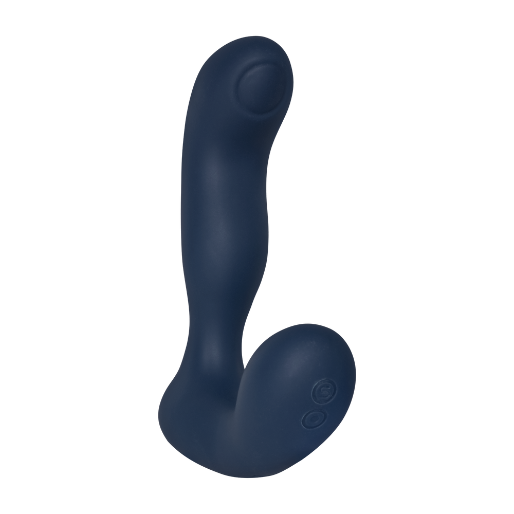 SVAKOM - Iker Neo - Interaktiver pulsierender Prostata-Vibrator, App-Steuerung - Marineblau
