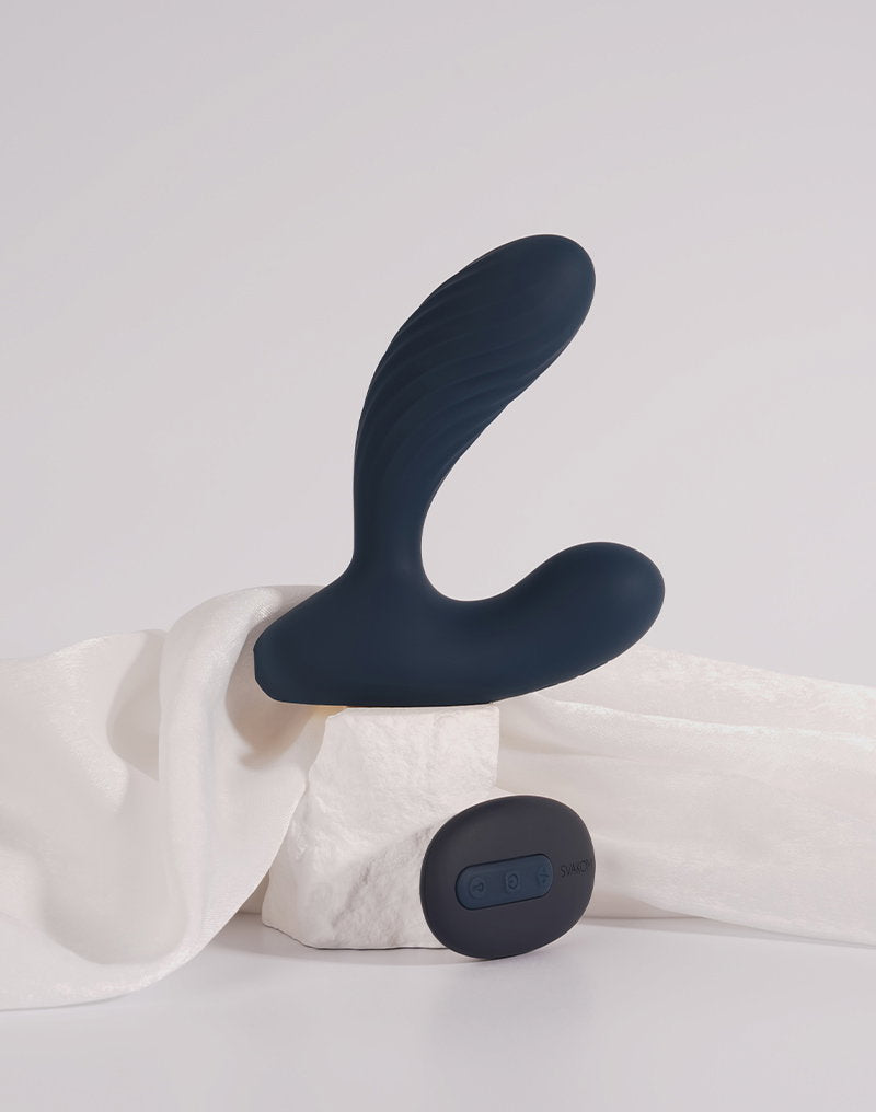 13: SVAKOM - Vick Neo 2 - Prostata-Vibrator, App-Steuerung - Marineblau