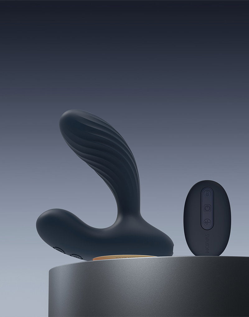 11: SVAKOM - Vick Neo 2 - Prostata-Vibrator, App-Steuerung - Marineblau