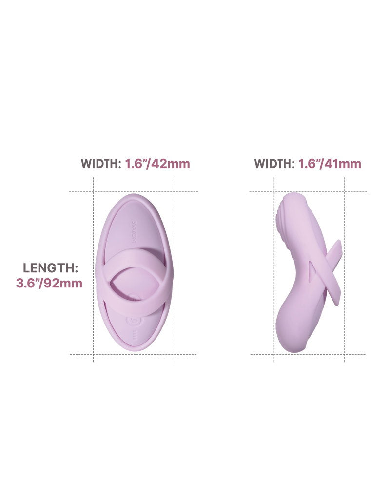 SVAKOM - Echo 2 - Flexibler Finger-Vibrator, App-Steuerung - Pink Lilac