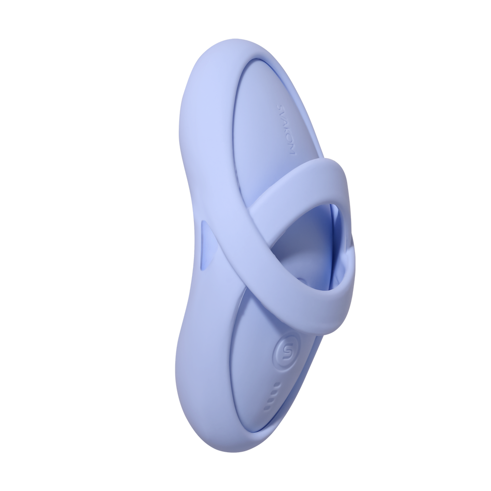 SVAKOM - Echo 2 - Flexibler Finger-Vibrator, App-Steuerung - Sky Blue