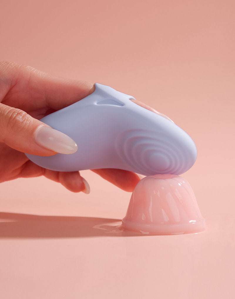 SVAKOM - Echo 2 - Flexibler Finger-Vibrator, App-Steuerung - Sky Blue