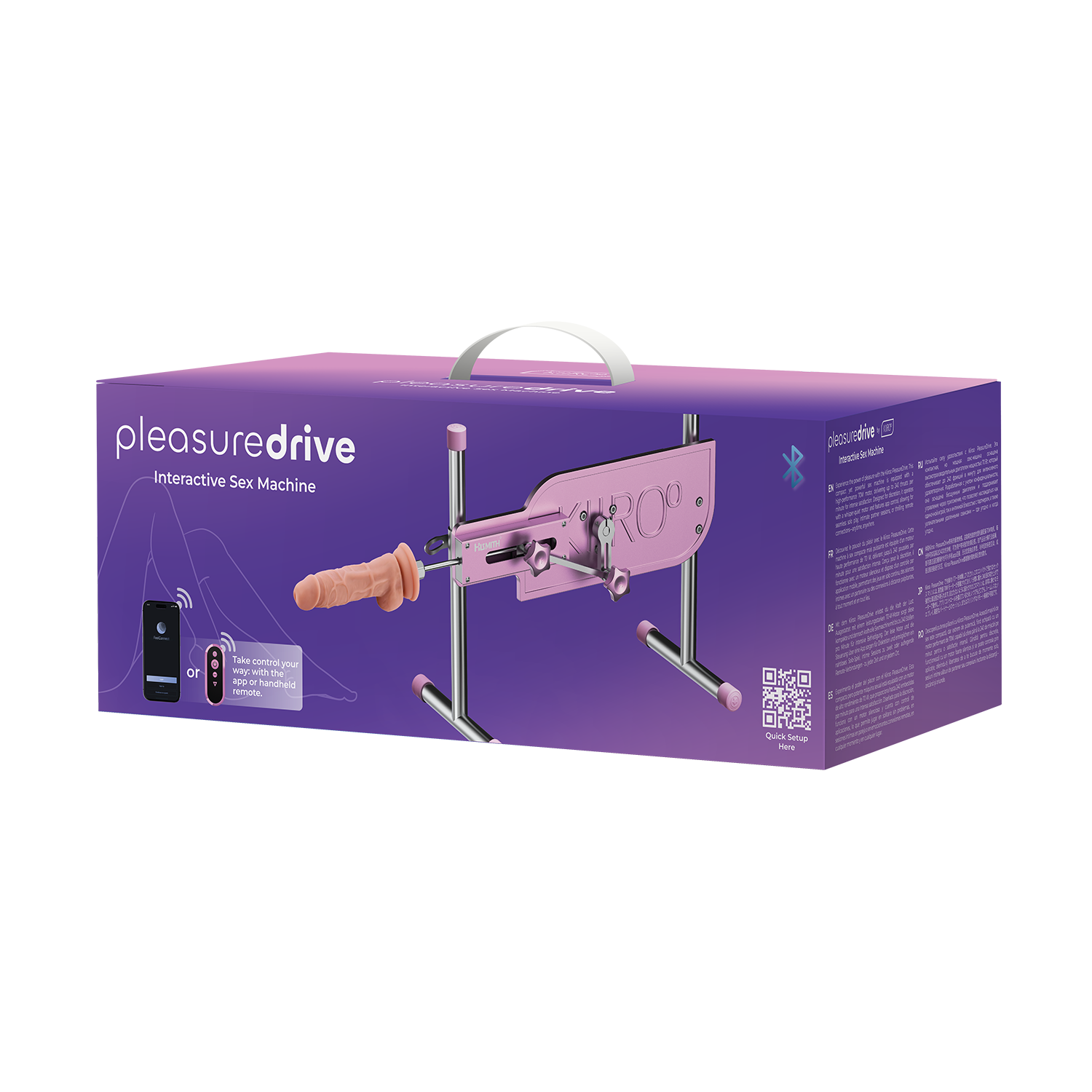 KIIROO - PleasureDrive - Interaktive Gesangsmaschine - Pink