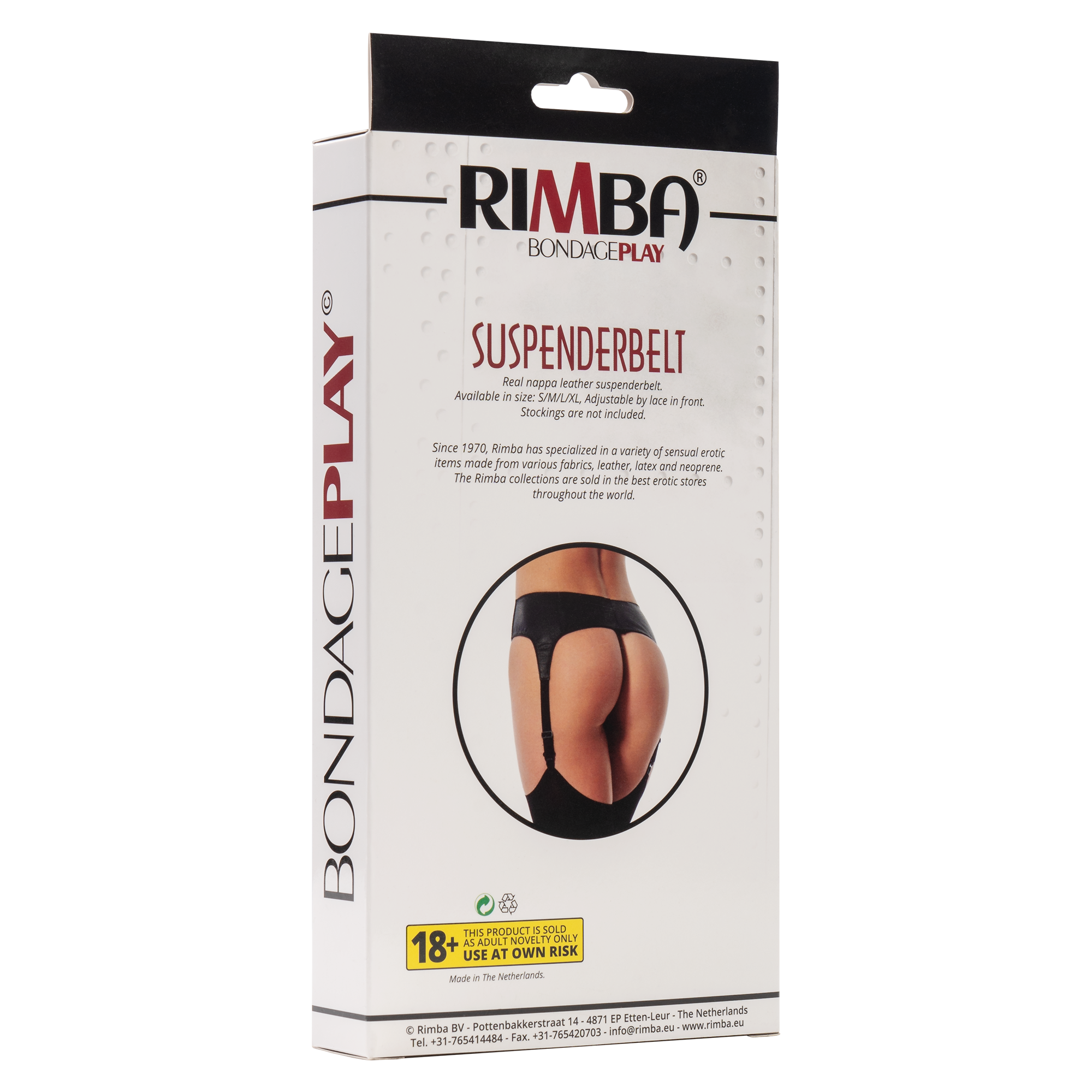 Rimba - Strapsgürtel mit Schnürung vorne
