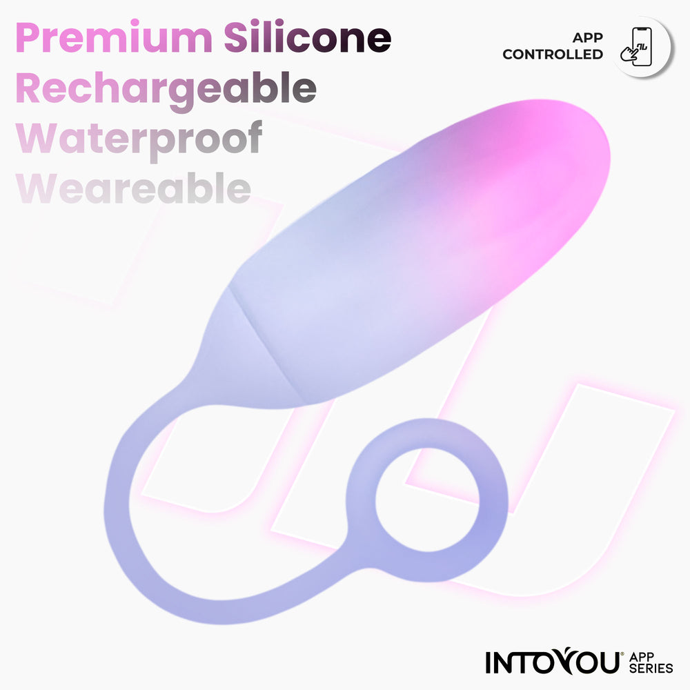 6: IY - Vibrierendes Ei mit App. - Blau/Violett