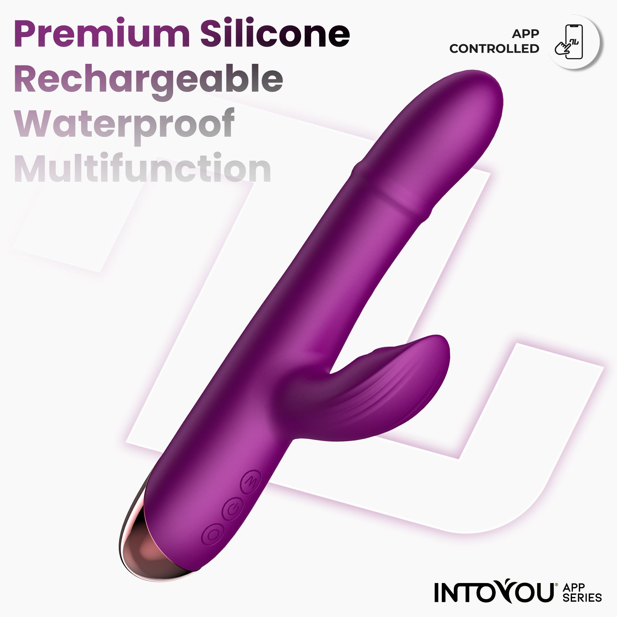 IY – Sendel – Rabbit-Vibrator – Vibrator mit Perlenring und App – Lila