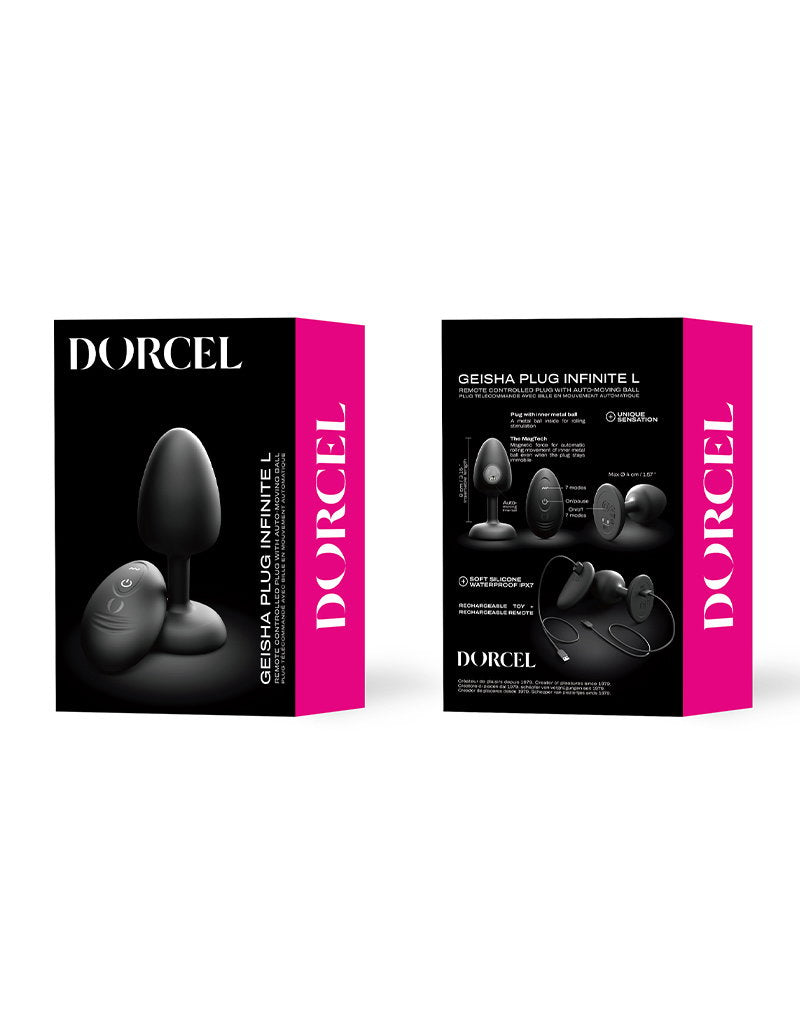 Dorcel - Geisha Plug Infinite - L - Schwarz