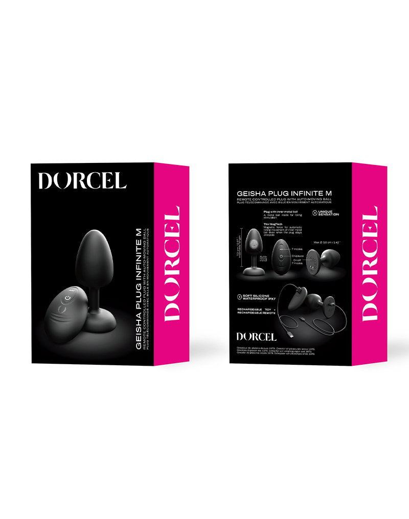8: Dorcel - Geisha Plug Infinite - M - Schwarz