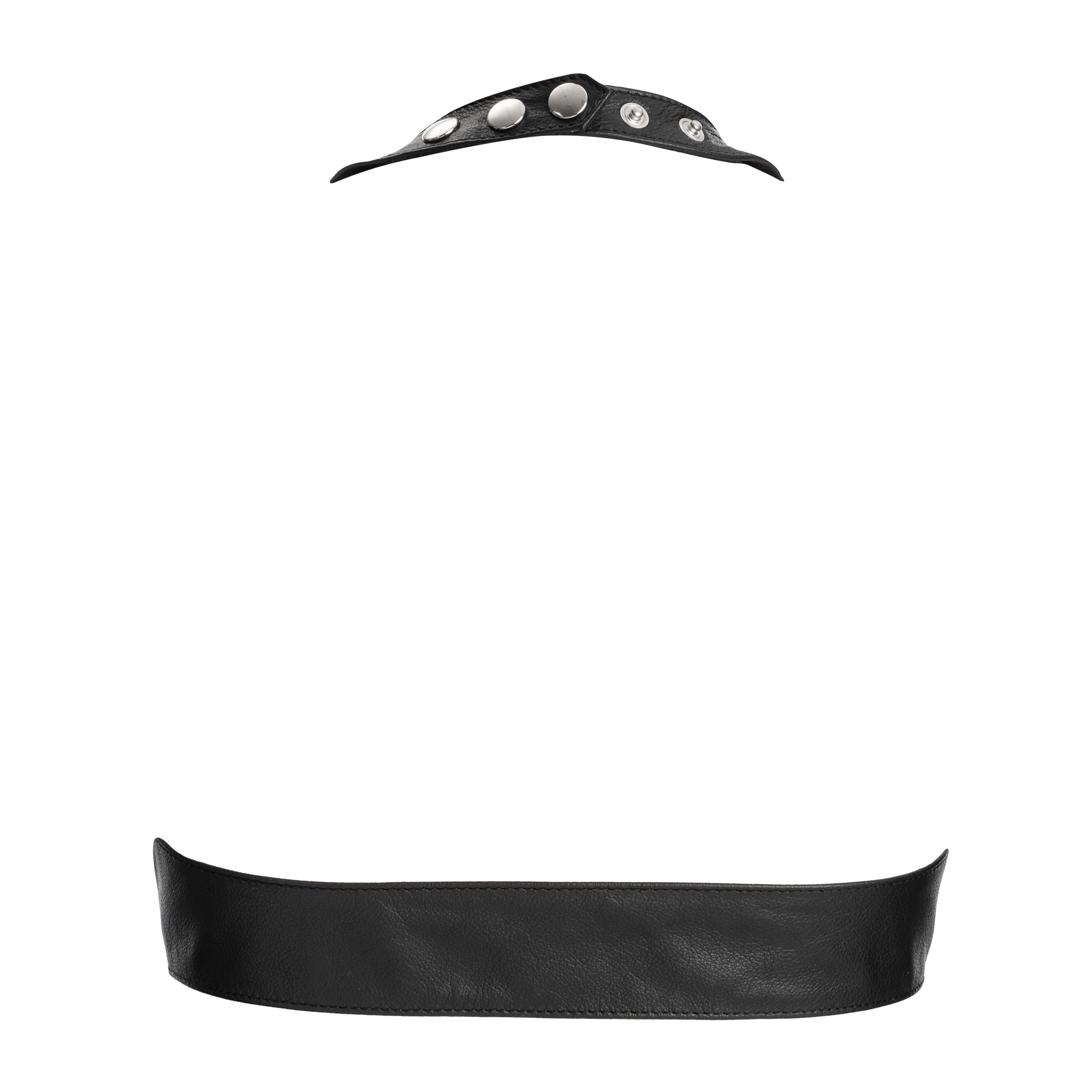 6: Rimba Bondage Play – Leder-Bustier mit Schnürung – Schwarz