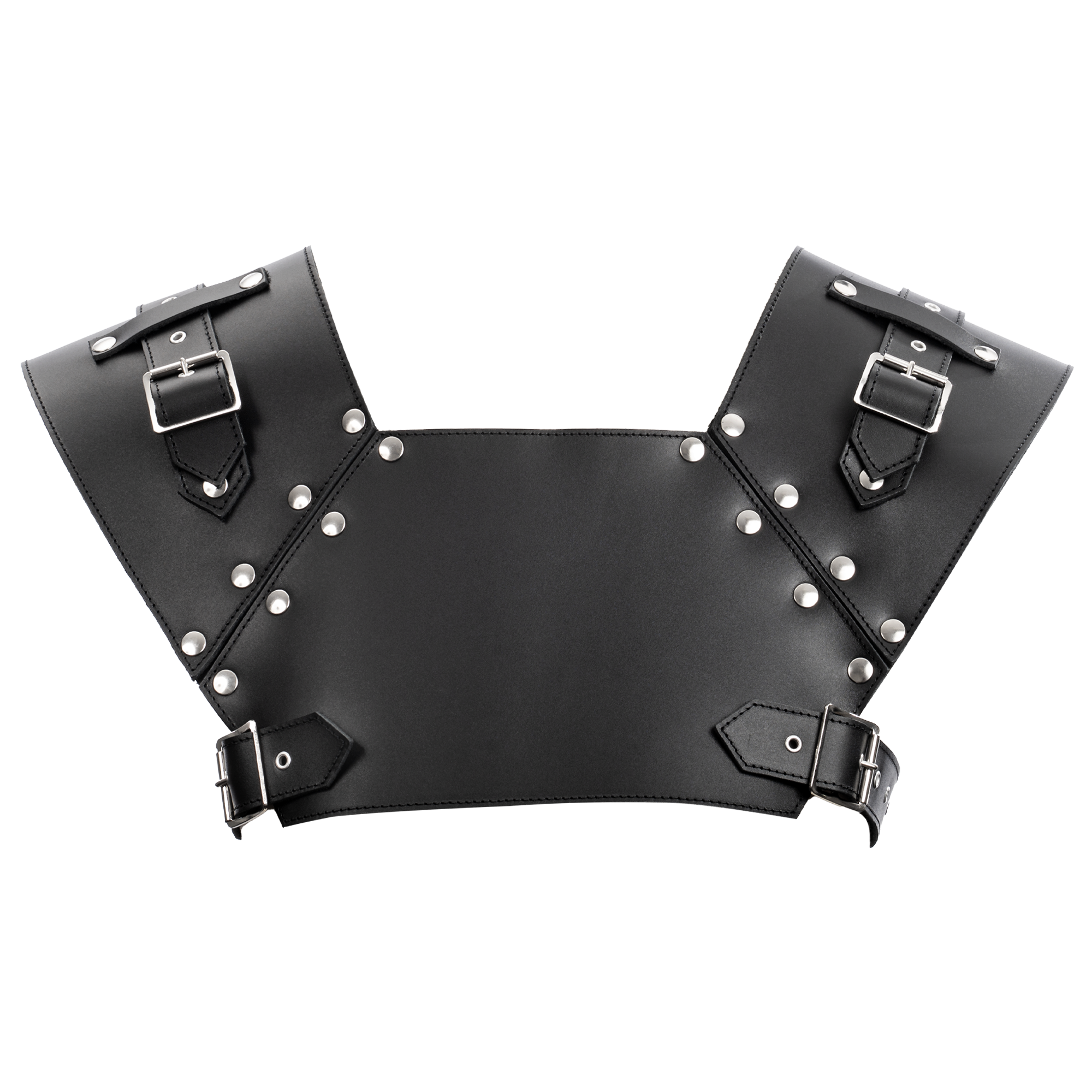 4: Rimba Bondage Play – Leder-Brustharness – Schwarz