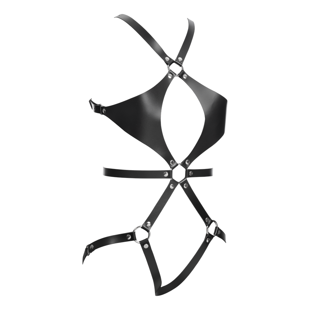 4: Rimba Bondage Play – Leder-Körperharness – Schwarz