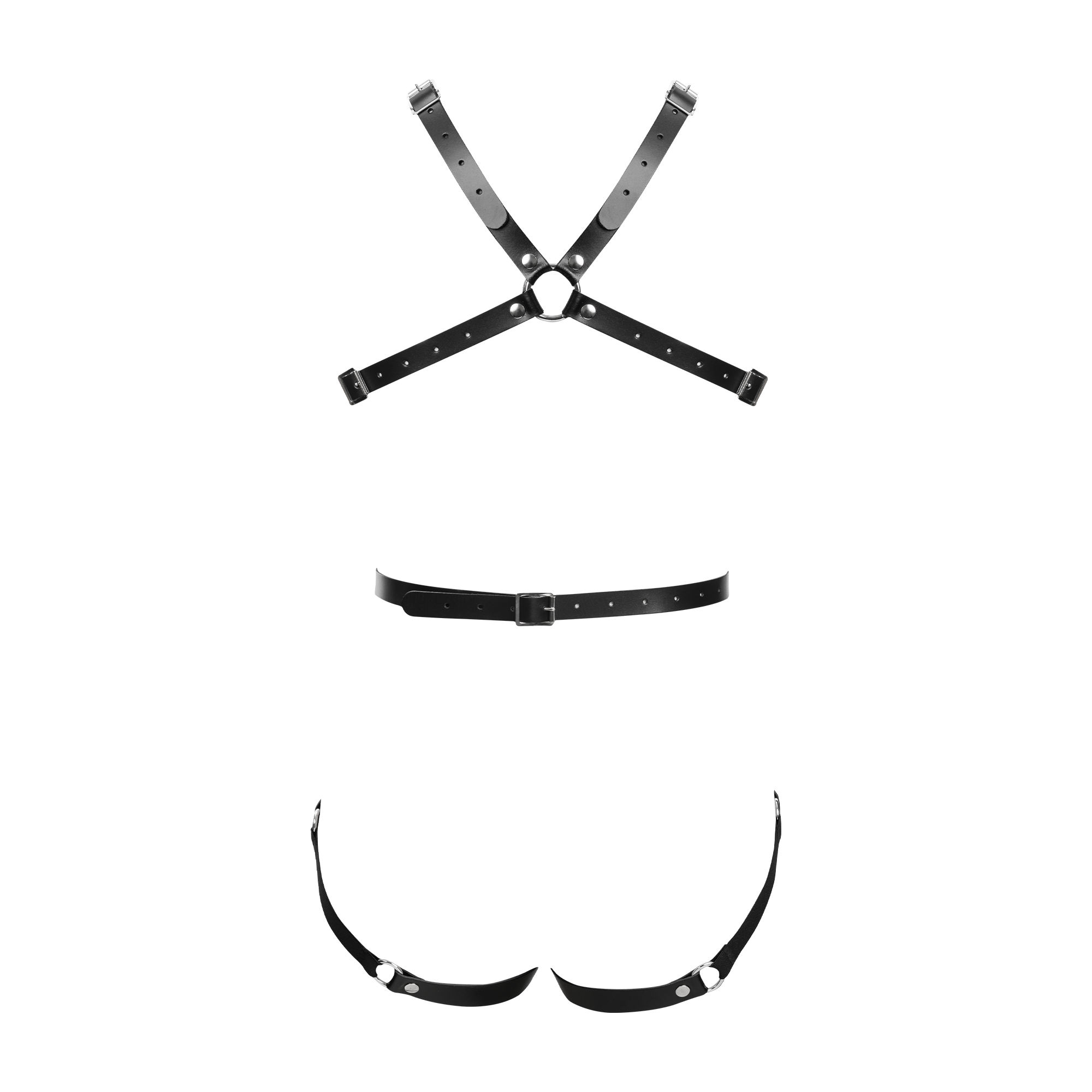 5: Rimba Bondage Play – Leder-Körperharness – Schwarz