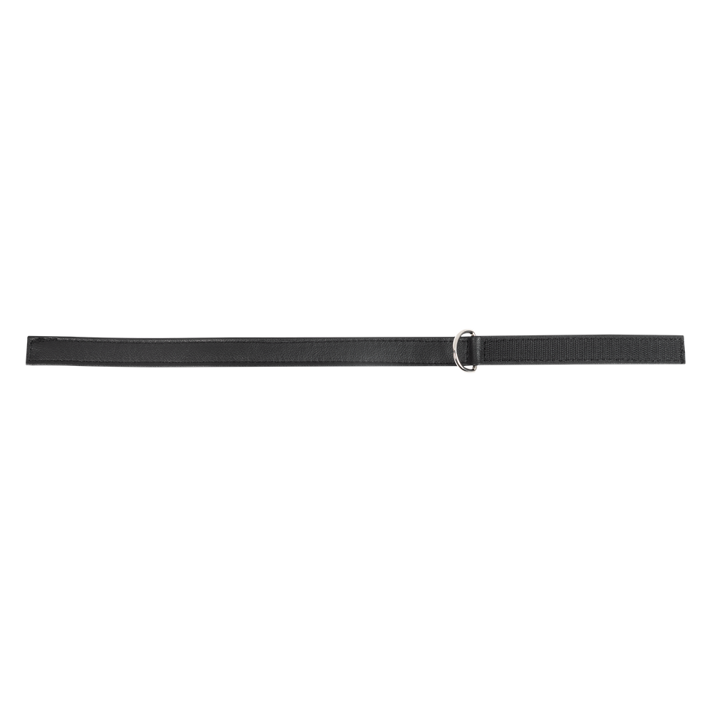 2: Rimba Bondage Play – Lederhalsband mit Klettverschluss – Schwarz