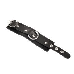 Rimba Bondage Play – Leder-Penismanchette – Schwarz