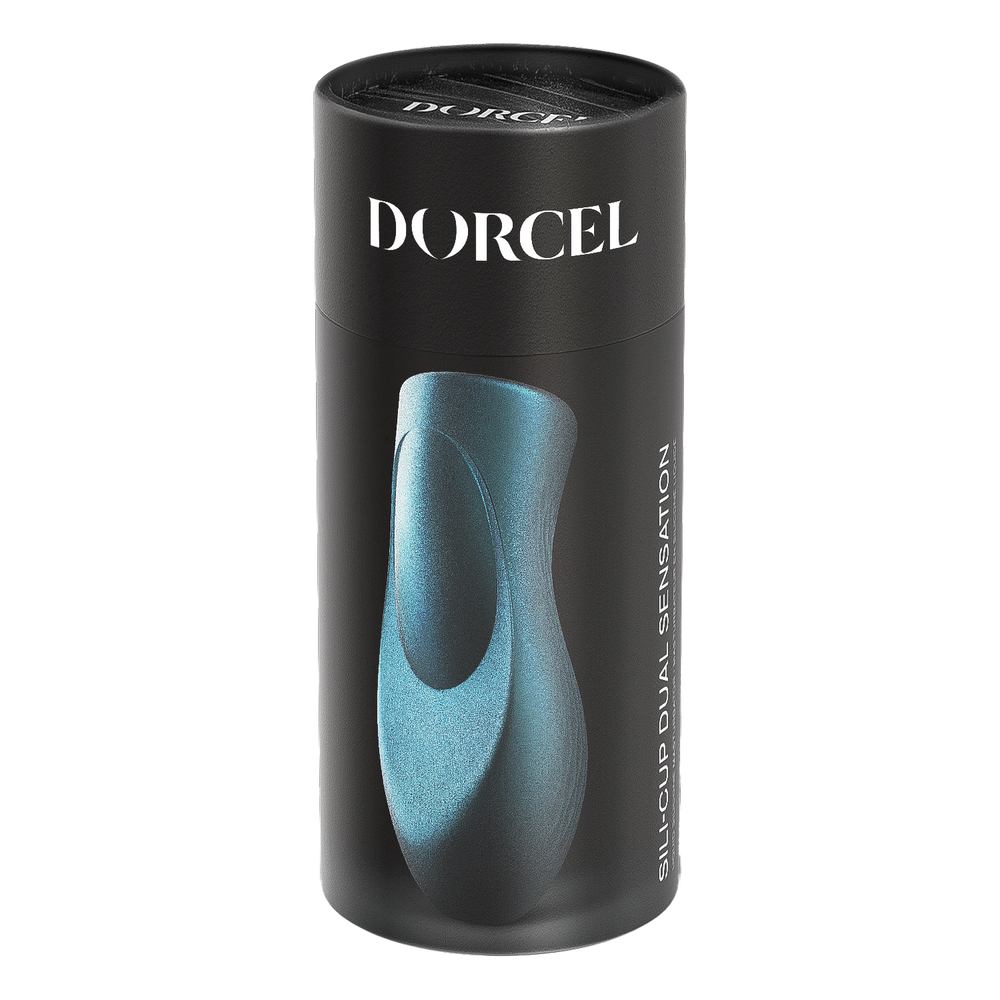 Dorcel - Sili-Cup - Dual Sensation Masturbator - Blau Metallic