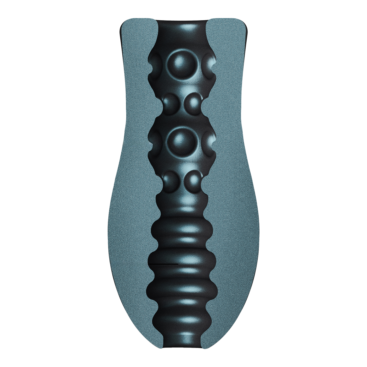 Dorcel - Sili-Cup - Dual Sensation Masturbator - Blau Metallic