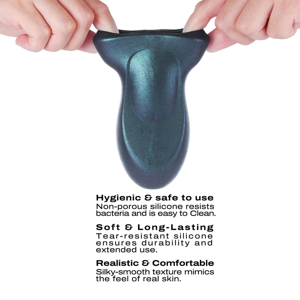 Dorcel - Sili-Cup - Dual Sensation Masturbator - Blau Metallic