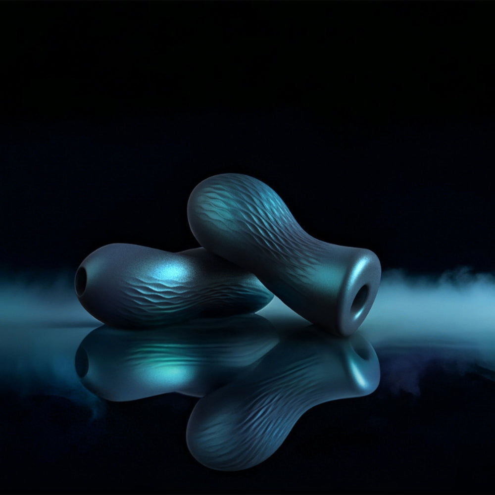 Dorcel - Sili-Cup - Dual Sensation Masturbator - Blau Metallic