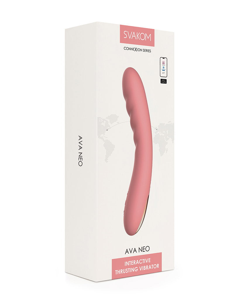 8: SVAKOM - Ava Neo - Schubvibrator - Peach Pink