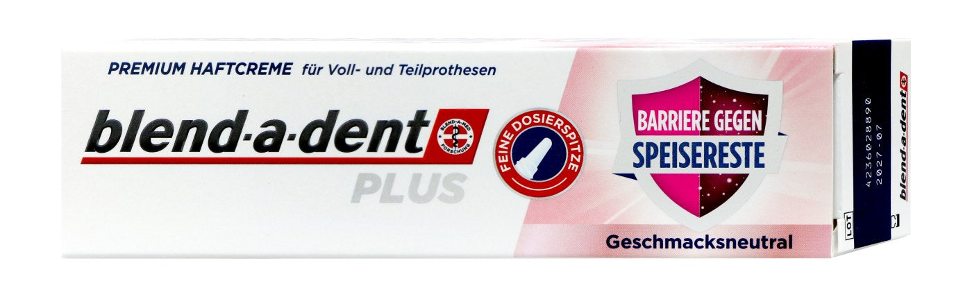 blend-a-dent Plus Barriere gegen Speisereste Haftcreme Geschmacksneutral, 40 g