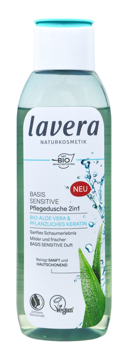 Lavera Basis Sensitive Pflegedusche 2in1, 250 ml