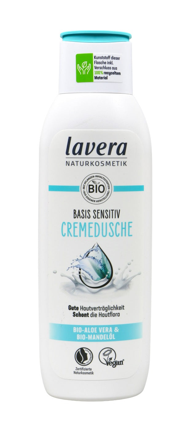 Lavera Basis Sensitive Cremedusche, 250 ml