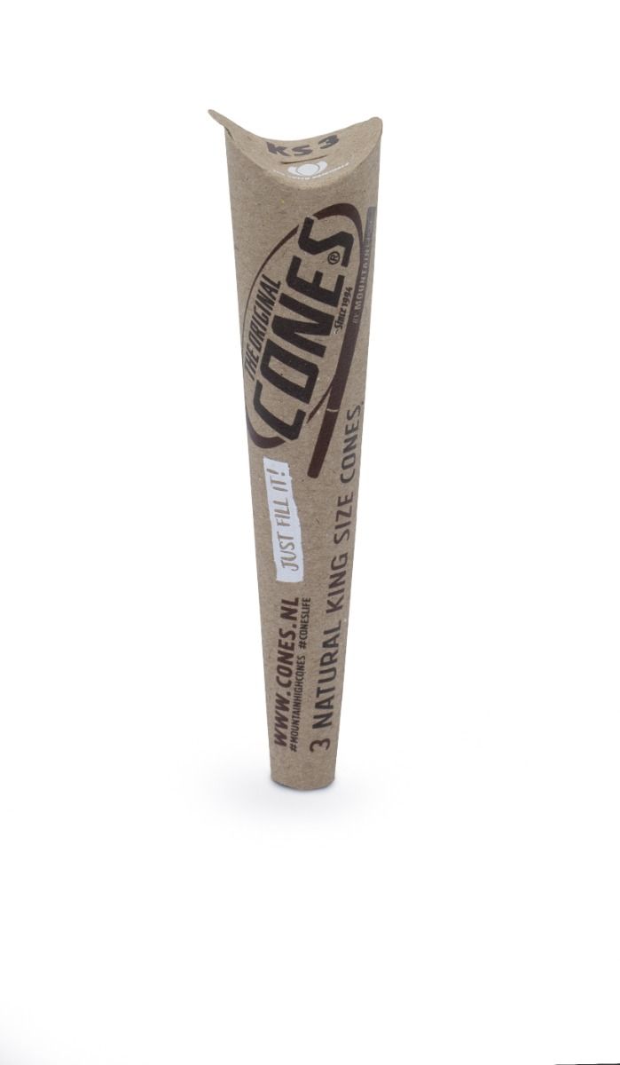 32 x 3 The original Cones King Size unbleached