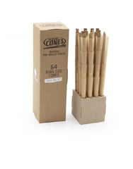64 x The original Cones King Size unbleached