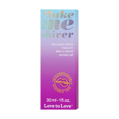 3: Love to Love - Make Me Shiver - Klitoris-Erregungsgel für Männer - 30ml
