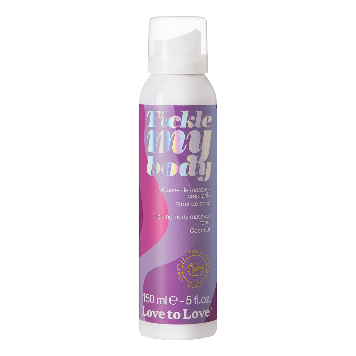 2: Love to Love - Tickle My Body - Massageschaum - Kokosnuss - 150 ml