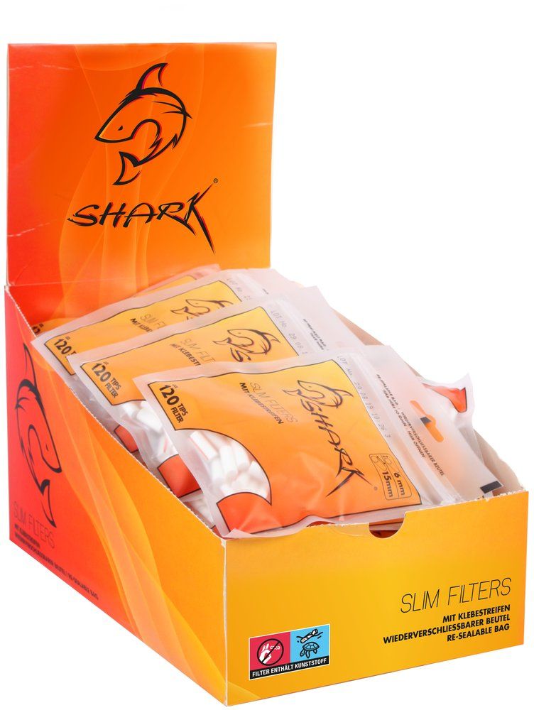 34 x Shark Slim Filter, 120 Stk.