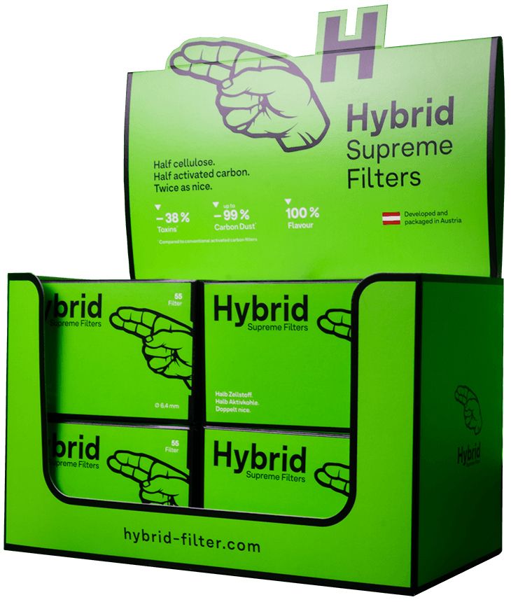 Hybrid Supreme Aktivkohlefilter - 6.4mm (8 x 55 Stk.)