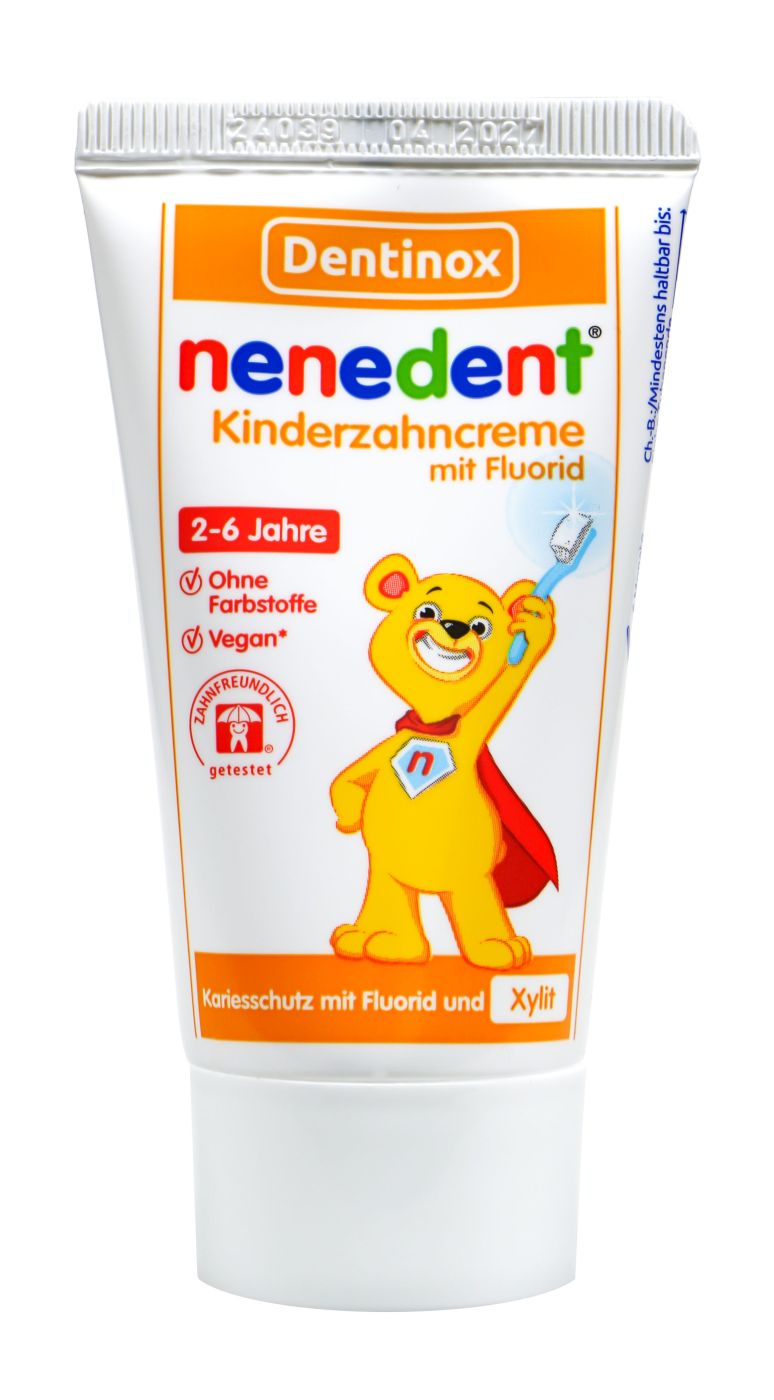 Nenedent Kinder Zahncreme Fluor, 50 ml