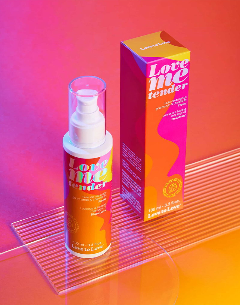 2: Love To Love – Love Me Tender Massageöl – Erdbeere