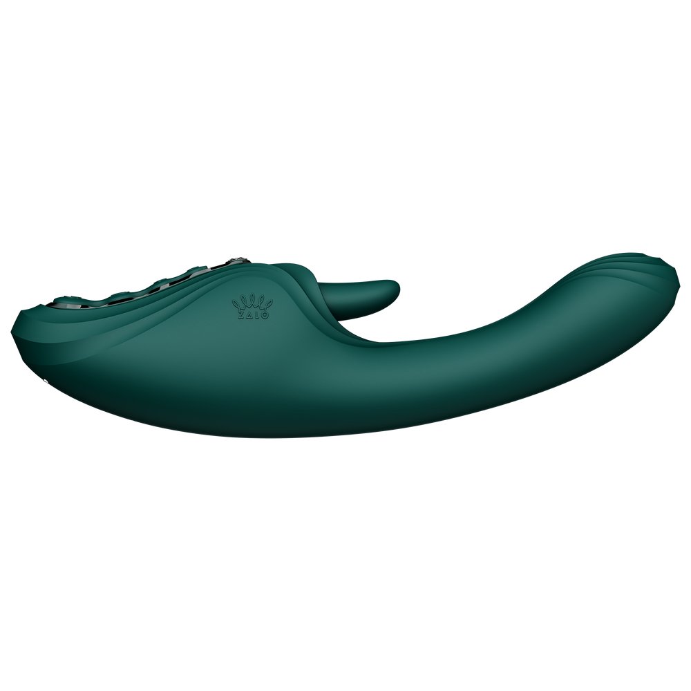 4: ZALO – Ares – G-Punkt-Rabbit-Vibrator mit App-Steuerung – Türkisgrün