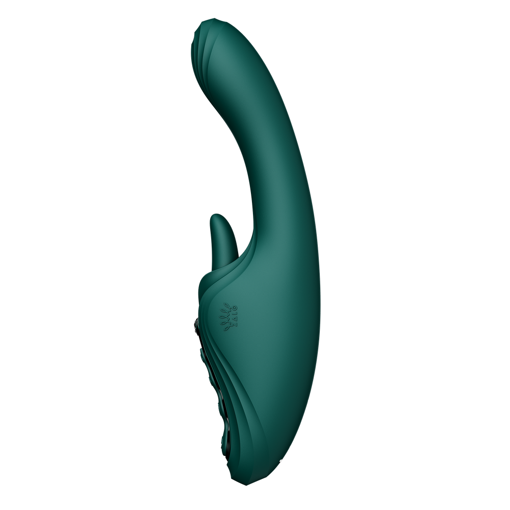 ZALO – Ares – G-Punkt-Rabbit-Vibrator mit App-Steuerung – Türkisgrün