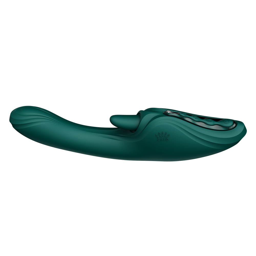 6: ZALO – Ares – G-Punkt-Rabbit-Vibrator mit App-Steuerung – Türkisgrün