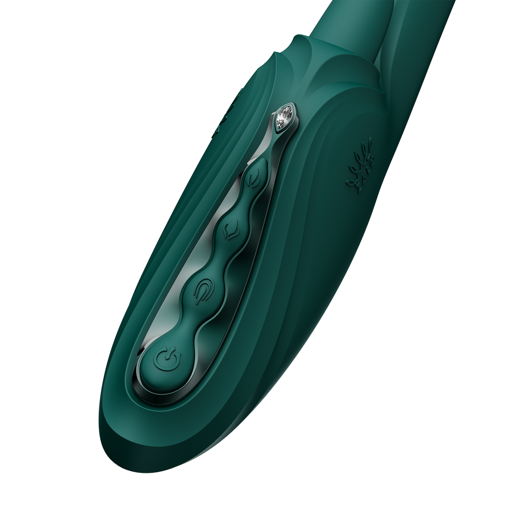 8: ZALO – Ares – G-Punkt-Rabbit-Vibrator mit App-Steuerung – Türkisgrün