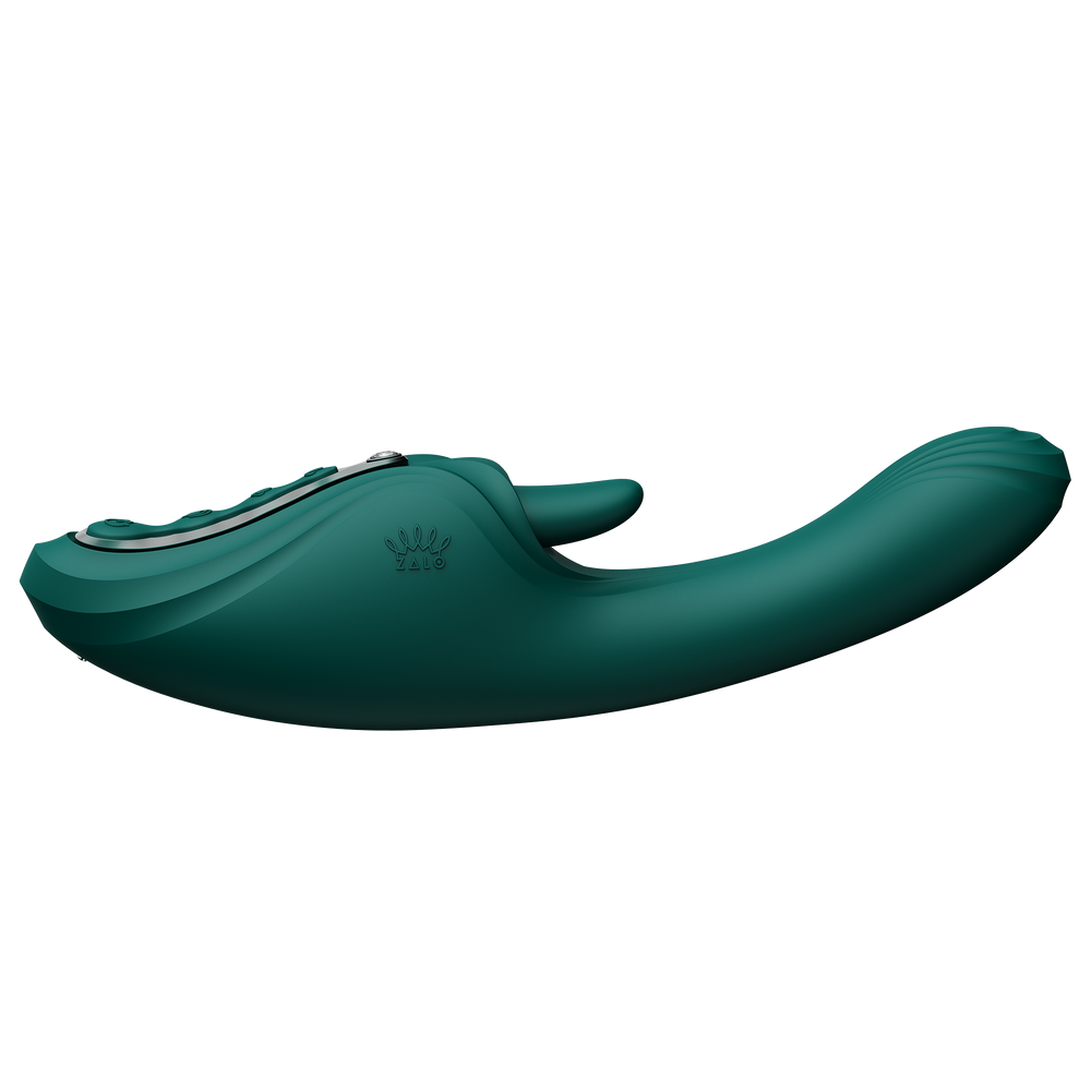 ZALO – Ares – G-Punkt-Rabbit-Vibrator mit App-Steuerung – Türkisgrün