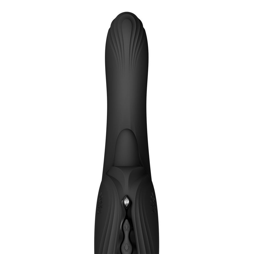 11: ZALO - Ares - G-Spot Rabbit Vibrator App-Controlled - Obsidianschwarz