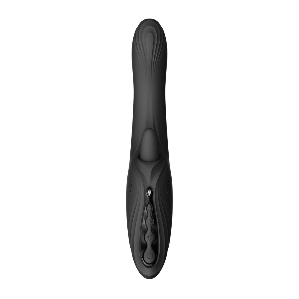 ZALO - Ares - G-Spot Rabbit Vibrator App-Controlled - Obsidianschwarz