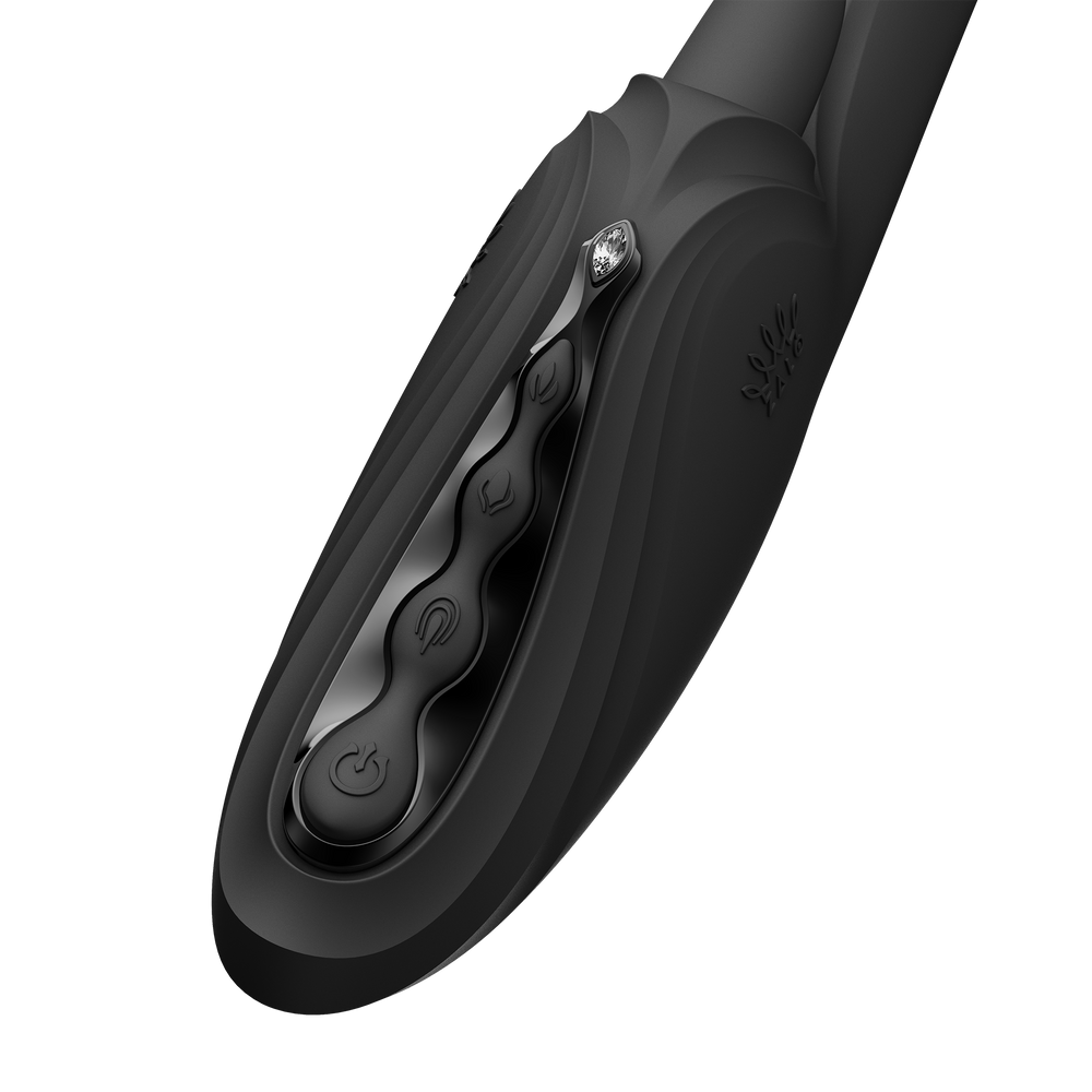 7: ZALO - Ares - G-Spot Rabbit Vibrator App-Controlled - Obsidianschwarz