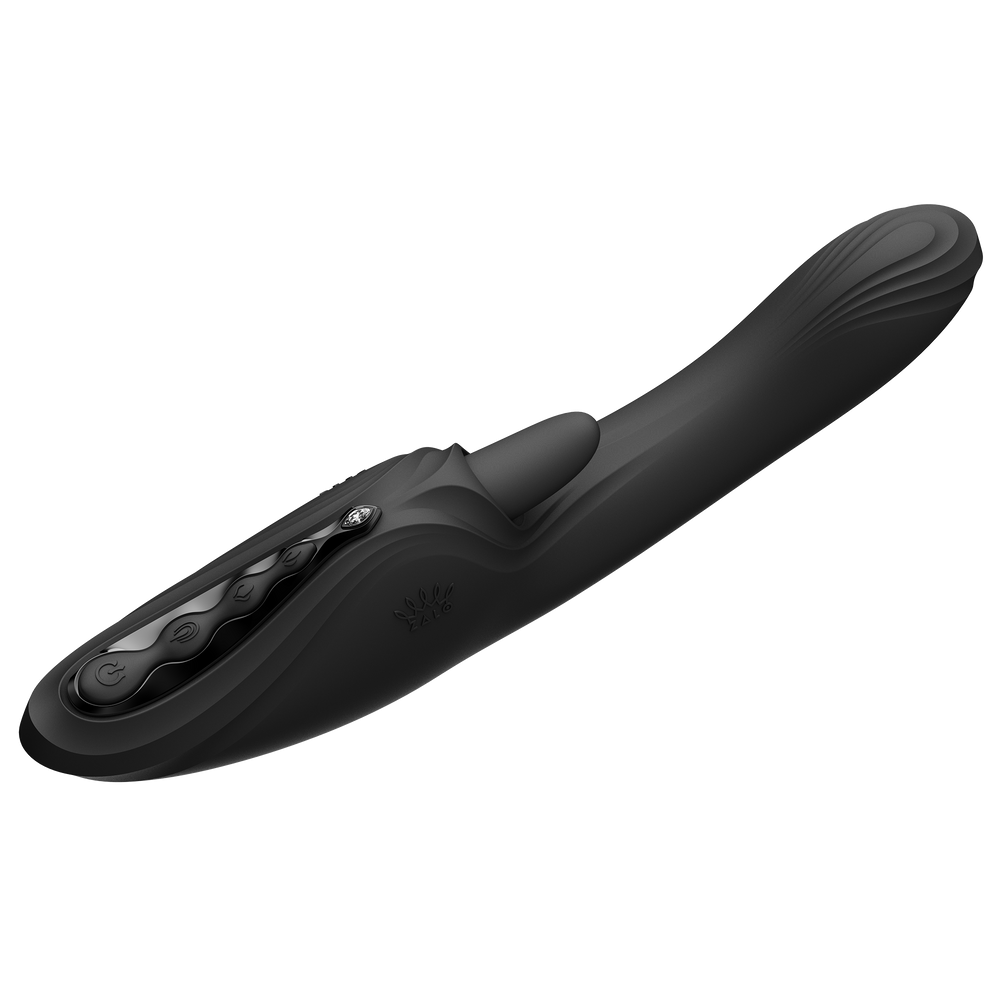 8: ZALO - Ares - G-Spot Rabbit Vibrator App-Controlled - Obsidianschwarz